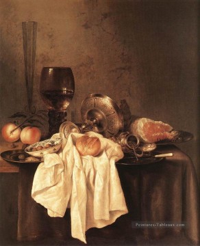 Claesz Peintre - Nature morte 1651 Willem Claeszoon Heda